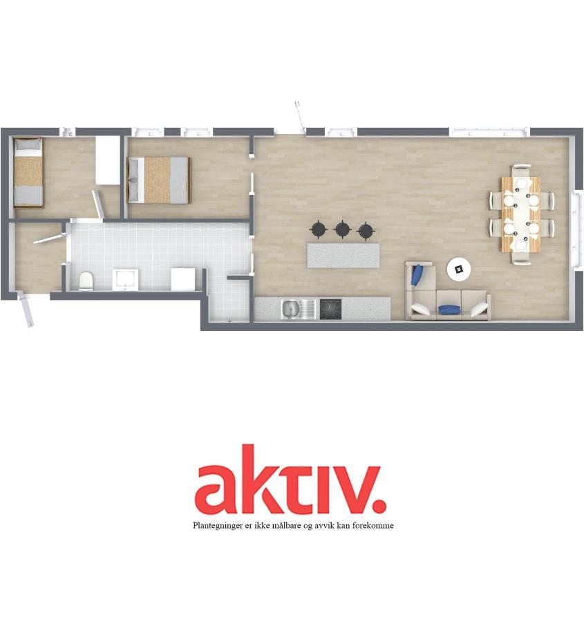 Stylish Apartment With Beautiful Views Of The River, Beach Nearby Kristiansand Exterior photo